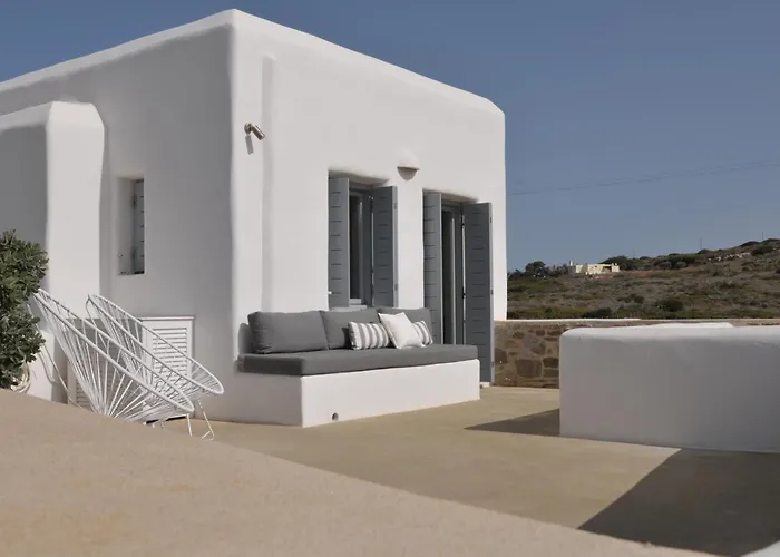 Villa Paros Isterni Magnifique Avec Piscine Vue Mer, A 3 Min De La